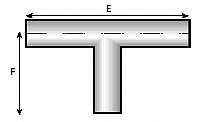 1.5" 11  Gauge  Aluminum Tee